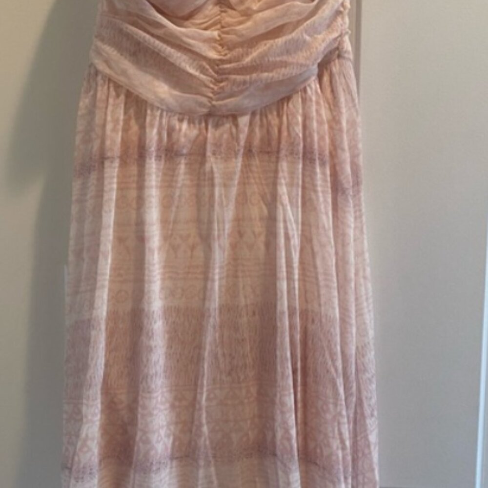 GORGEOUS Free People Dress - Soft Pink Ruched Bodice - Picture 2 of 2